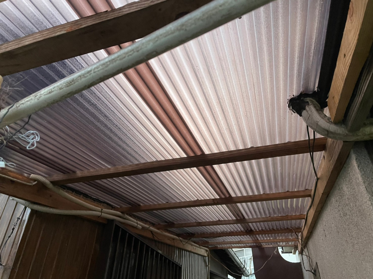 150.180　そば処　大豪庵　波板交換